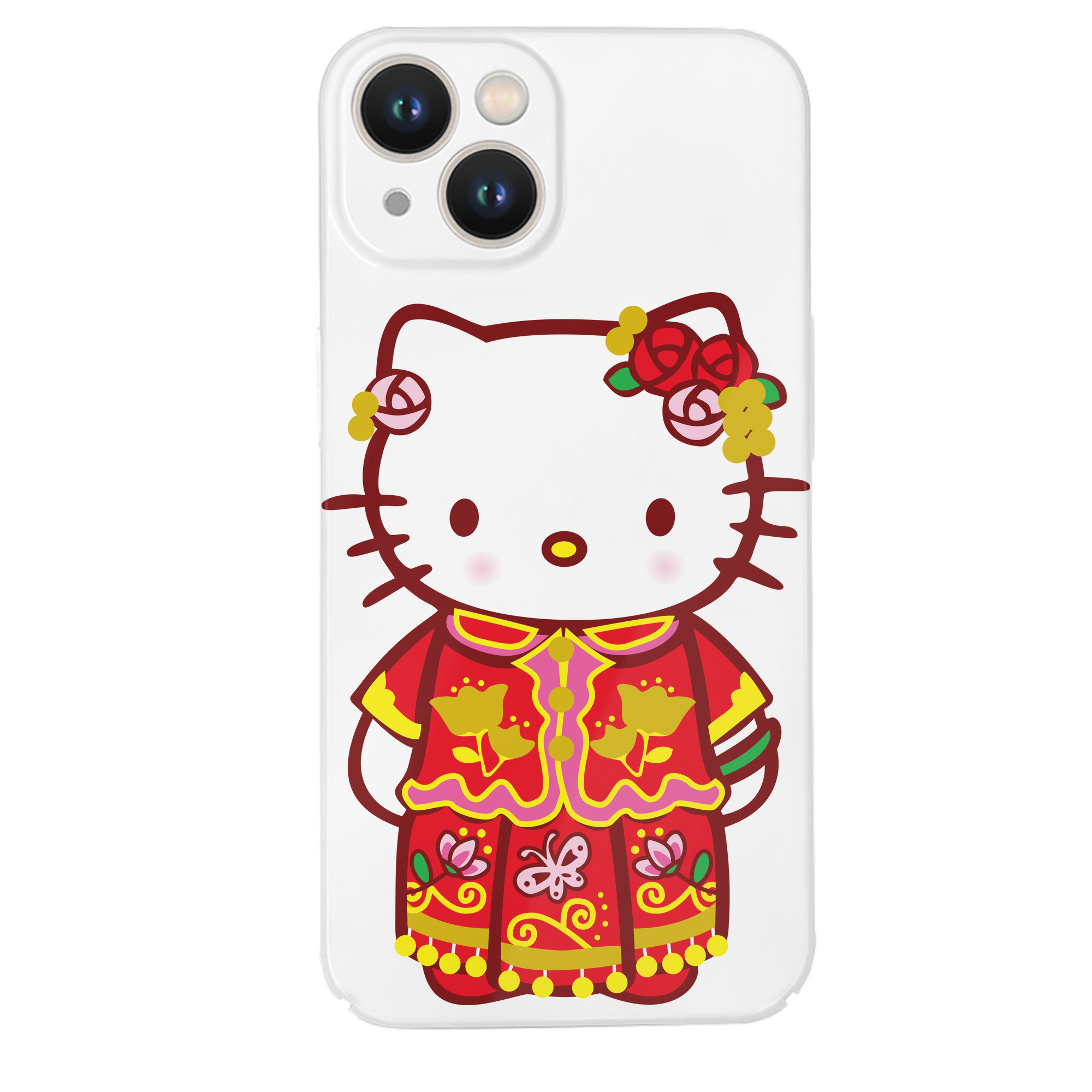 （画像用） Hello Kitty ハローキティ 【iPhone 14シリーズ対応】ハードケース